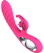 ARMONY - VIBRATEUR VICKY RABBIT AVEC LANGUE  ANNEAU DE TIRAGE FUCHSIA