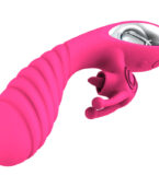 ARMONY - VIBRATEUR VICKY RABBIT AVEC LANGUE  ANNEAU DE TIRAGE FUCHSIA