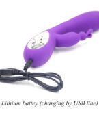 ARMONY - VIBRATEUR  ANNEAU DE TIRAGE BELLA VIOLET RABBIT