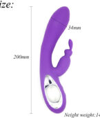 ARMONY - VIBRATEUR  ANNEAU DE TIRAGE BELLA VIOLET RABBIT