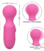 CALEXOTICS - FIRST TIME MASSEUR RECHARGEABLE 10 VIBRATIONS ROSE