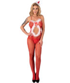 LIVCO CORSETTI FASHION - MAGALI LC 17178 BODYSTOCKING FOURRURE NOËL TAILLE UNIQUE