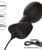 CALEXOTICS - ROCK BOTTOM PLUG ANAL 10 VIBRATIONS SILICONE NOIR