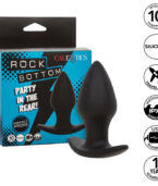 CALEXOTICS - ROCK BOTTOM PLUG ANAL PARFAIT 10 VIBRATIONS SILICONE NOIR