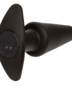 CALEXOTICS - ROCK BOTTOM TAPERED ANAL PLUG 10 VIBRATIONS SILICONE NOIR