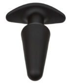 CALEXOTICS - ROCK BOTTOM TAPERED ANAL PLUG 10 VIBRATIONS SILICONE NOIR