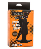 CALEXOTICS - ROCK BOTTOM TAPERED ANAL PLUG 10 VIBRATIONS SILICONE NOIR