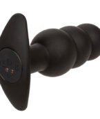 CALEXOTICS - ROCK BOTTOM PLUG ANAL PERLÉ 10 VIBRATIONS SILICONE NOIR