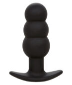 CALEXOTICS - ROCK BOTTOM PLUG ANAL PERLÉ 10 VIBRATIONS SILICONE NOIR