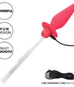 CALEXOTICS - SOUTHERN LIGHTS LIGHT UP PLUG ANAL 10 VIBRATIONS SILICONE ROSE