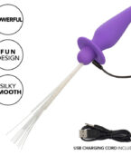 CALEXOTICS - SOUTHERN LIGHTS LIGHT UP PLUG ANAL10 VIBRATIONS SILICONE VIOLET