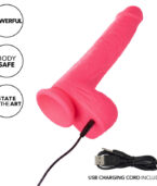 CALEXOTICS - STUDS VIBRATEUR RÉALISTE 10 VIBRATIONS ROSE