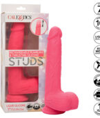 CALEXOTICS - STUDS VIBRATEUR RÉALISTE 10 VIBRATIONS ROSE