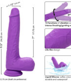 CALEXOTICS - STUDS VIBRATEUR RECHARGEABLE ET ROTATIF 10 VIBRATIONS VIOLET