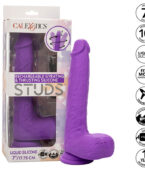 CALEXOTICS - STUDS VIBRATEUR RECHARGEABLE ET ROTATIF 10 VIBRATIONS VIOLET