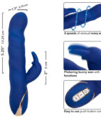 CALEXOTICS - JACK RABBIT VIBRATEUR WAVE MOTION BLEU