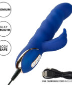 CALEXOTICS - JACK RABBIT VIBRATEUR WAVE MOTION BLEU