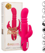 CALEXOTICS - JACK FANTASY TRIPLE VIBRATEUR CHAUFFANT LAPIN ROSE