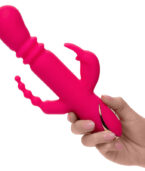 CALEXOTICS - JACK FANTASY TRIPLE VIBRATEUR CHAUFFANT LAPIN ROSE