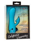 CALEXOTICS - SUNSET BEACH SEDUCER VIBRATEUR & STIMULATEUR 10 FONCTIONS BLEU