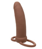 CALEXOTICS - MAXX THICK DOUBLE PÉNÉTRATEUR 10 VIBRATIONS MARRON