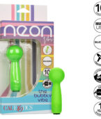 CALEXOTICS - NEON VIBES LE BUBBLY VIBE MINI MASSEUR 10 VIBRATIONS VERT