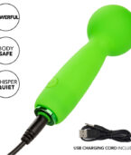 CALEXOTICS - NEON VIBES LE BUBBLY VIBE MINI MASSEUR 10 VIBRATIONS VERT