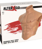 HIDDEN DESIRE - ALTER EGO CHEMISE TORSE HOMME EN SILICONE AVEC CHAIR ABS