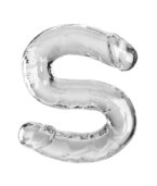 KING COCK - DOUBLE TROUBLE DOUBLE GODE 46 CM TRANSPARENT