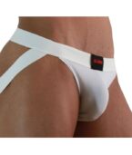 BURN - 007 JOCK LYCRA BLANC S