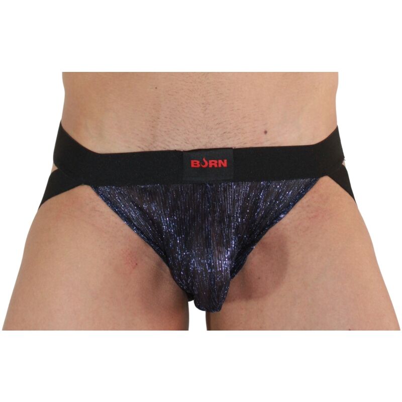 BURN - 006 JOCK BLEU BRILLANT / NOIR L