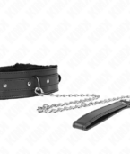 KINK - COLLIER AVEC LAISSE 65 CM AVEC RESTRICTIONS NOIR 36-42 CM X 5