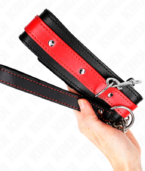 KINK - COLLIER AVEC BRACELET ROUGE 65 CM AJUSTABLE 36-43 CM X 5 CM