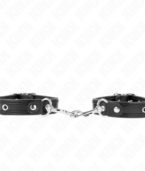 KINK - MINI BRACELETS NOIR AVEC CLOUS RÉGLABLES 16-22 CM X 2 CM