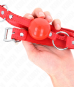 KINK - BÂILLON TPE BALLE 4 CM AVEC ROJO LOCK 60 x 2 CM