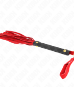 KINK - MINI FOUET DAIM ROUGE 30 CM