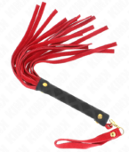 KINK - MINI FOUET DAIM ROUGE 30 CM