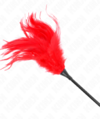 KINK - PLUSIEURS PLUMES DE CHATOUILLES ROUGES 45 CM