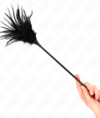 KINK - PLUSIEURS PLUMES DE CHATOUILLES NOIRES 45 CM