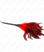 KINK - PLUMES DE POULET TICKLE EN FORME DE CORNE ROUGE 36 CM