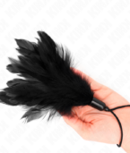 KINK - PLUMES CHACOUILLÉES AVEC MANCHE CORDE BASE PLASTIQUE 15 CM