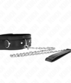 KINK - COLLIER AVEC CEINTURE 65 CM AVEC SANGLE NOIR 54 X 4