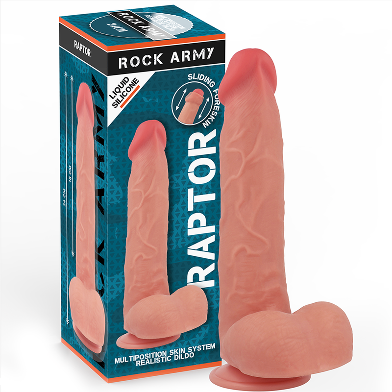 ROCKARMY - RAPTOR SILICONE LIQUIDE 24 CM -O- 4