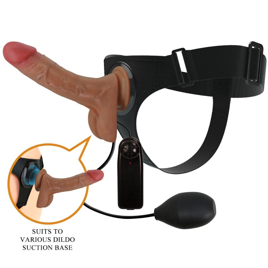 PRETTY LOVE - SLIP HARNAIS UNIVERSEL AVEC GODE VIBRANT ET SQUIRTING 15