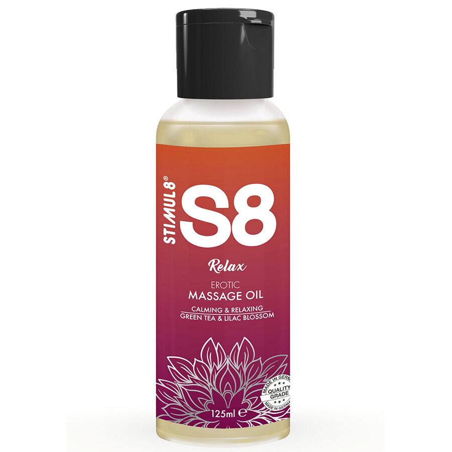 STIMUL8 - S8 RELAX HUILE DE MASSAGE AU THÉ VERT 125 ML
