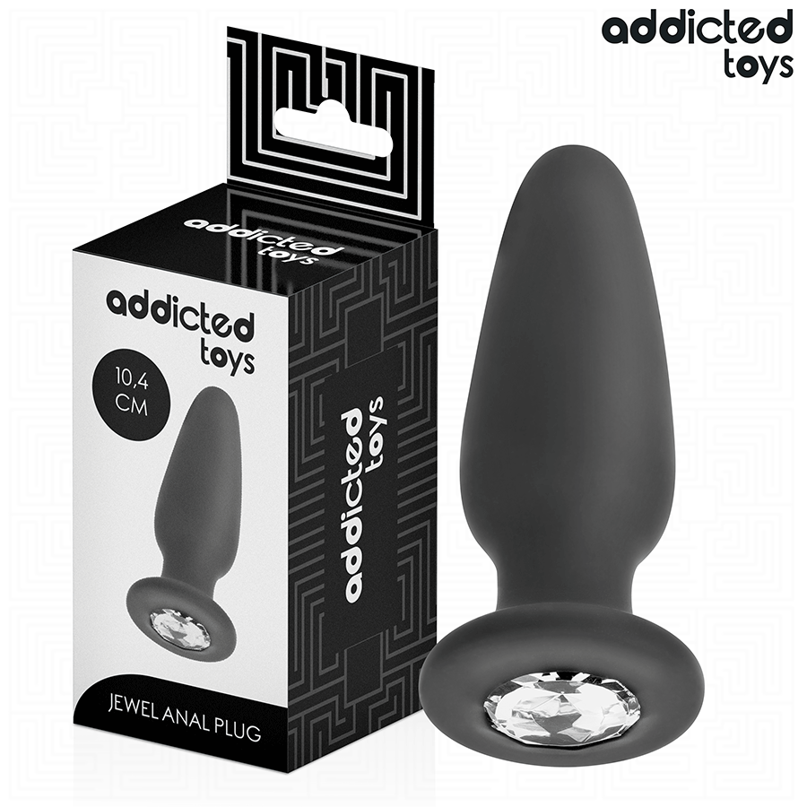 ADDICTED TOYS - PLUG ANAL AVEC BIJOU TAILLE M 10