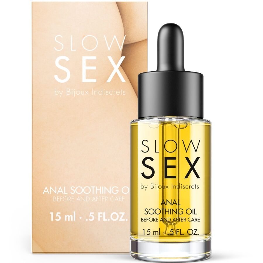 BIJOUX INDISCRETS - HUILE ANALE APAISANTE POUR SEXE LENT 15 ML