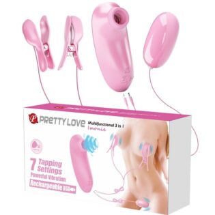 PRETTY LOVE - IMONIE ENSEMBLE MULTIFONCTIONNEL 3 EN 1 AVEC VENTOUSE