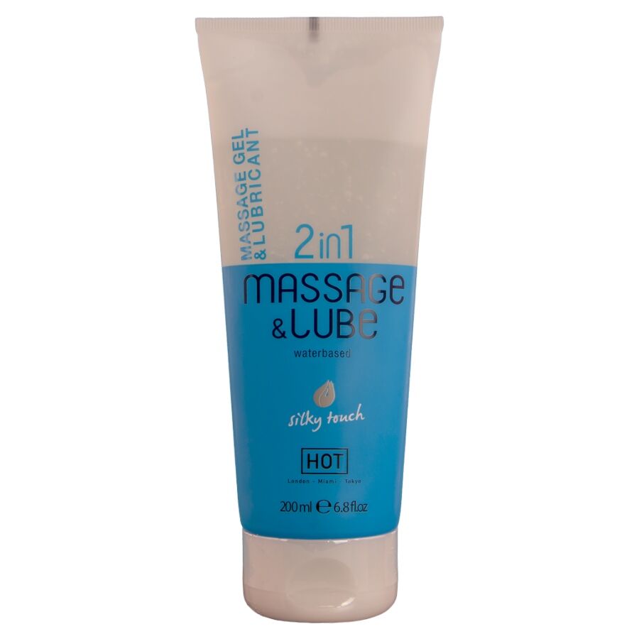 HOT - GEL DE MASSAGE ET DE GLISSE 2 EN 1