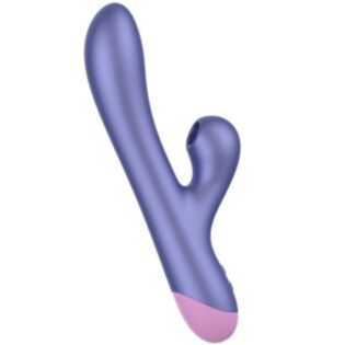 ROMP - PULSE VIBRATEUR DOUBLE POINT G RABBIT BLEU ÉLECTRIQUE
